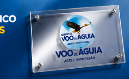 Placa de acrílico personalizada